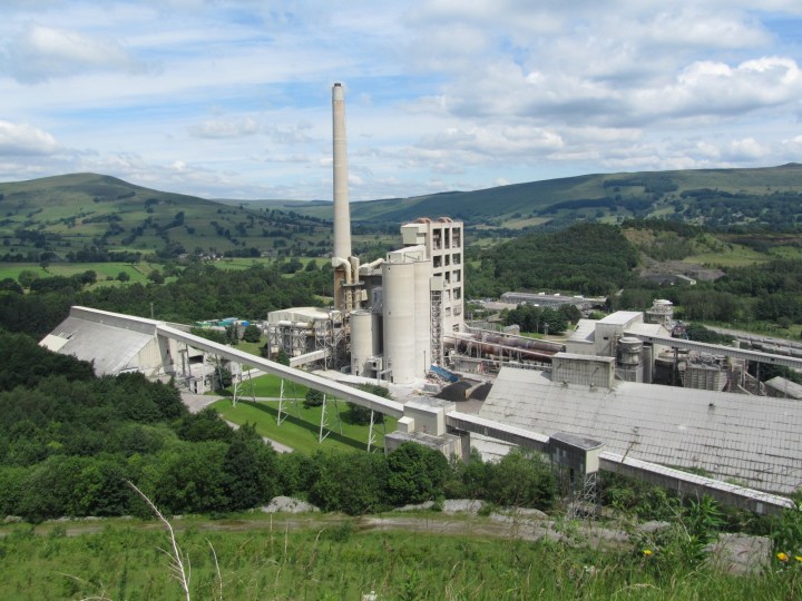 The Lafarge Cement Works at Hope