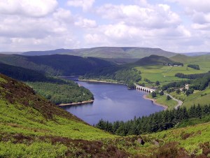 Ladybower Reservoir from Bamford Moor
