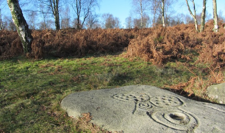 Rock art near Gardoms Edge