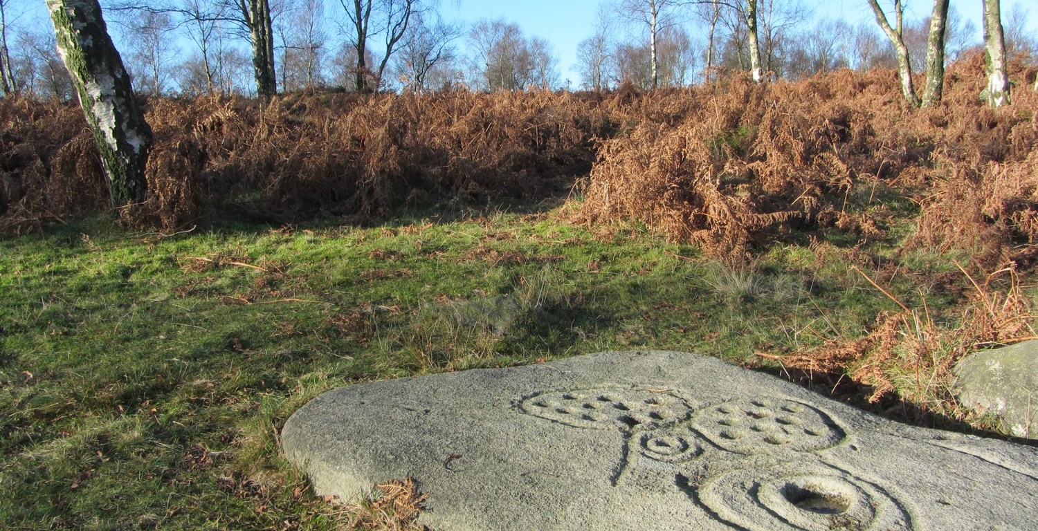Rock art near Gardoms Edge