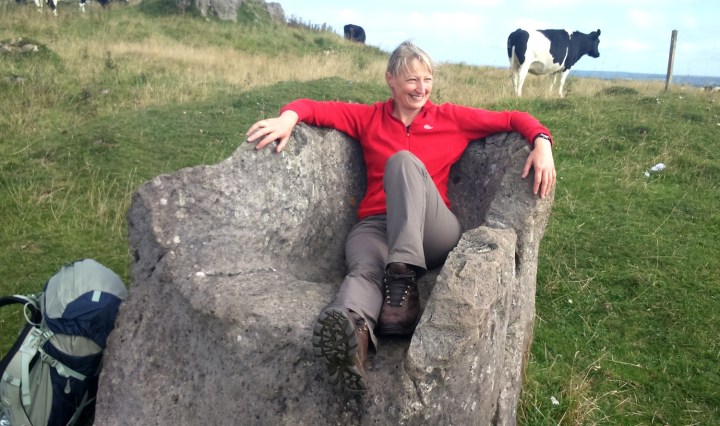 Rock chair at Harborough rocks
