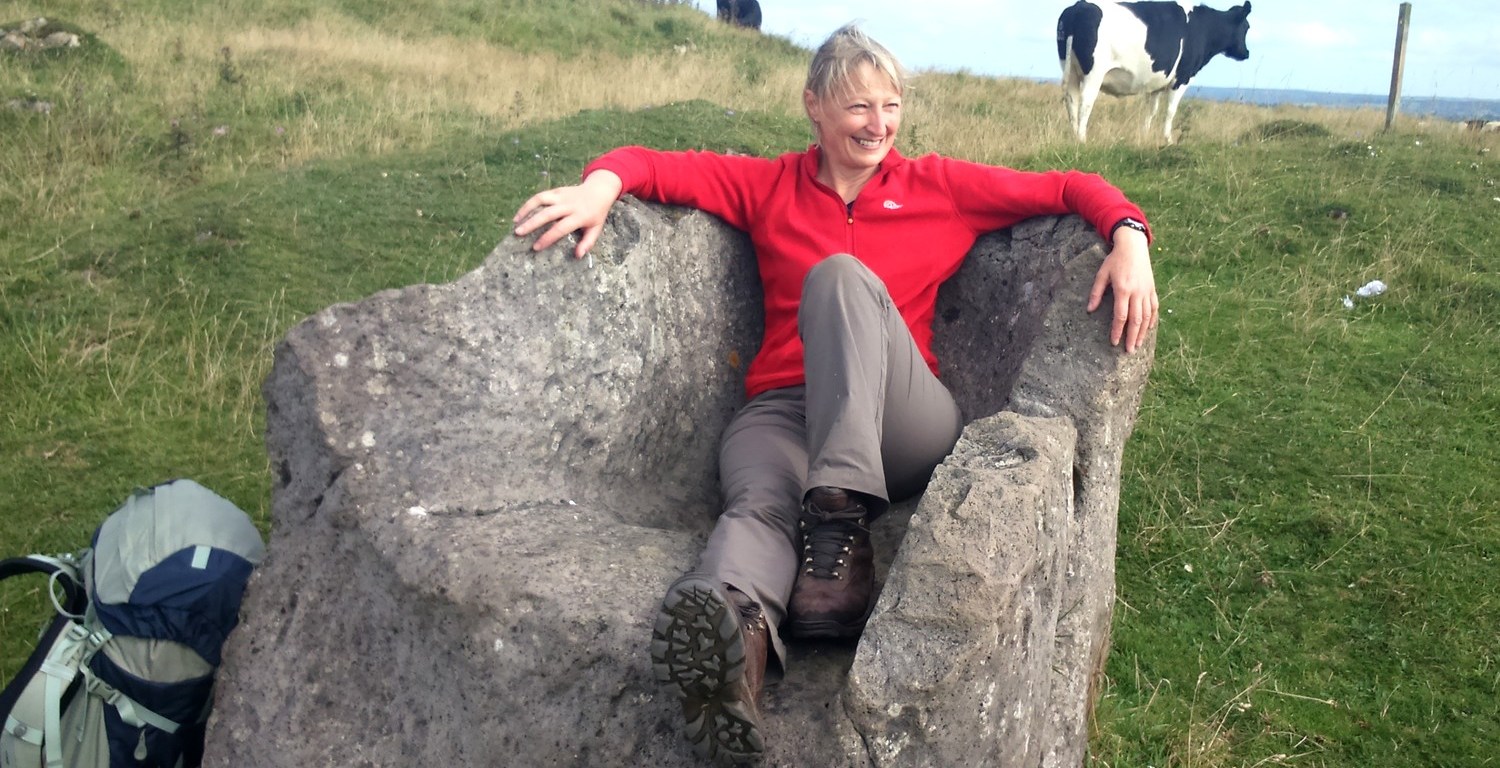 Rock chair at Harborough rocks